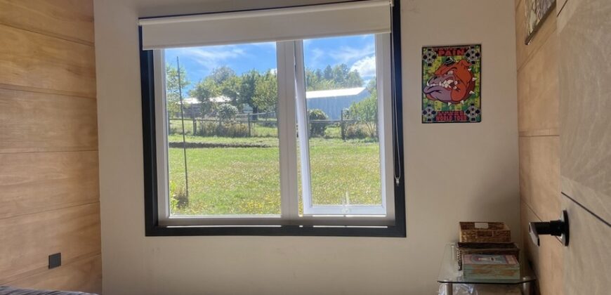 Hermosa casa nueva en parcela cerca de Villarrica